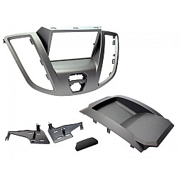 CT23FD68 Ford Transit 2015-2021 Light Grey Car Stereo Double Din Fascia Adaptor