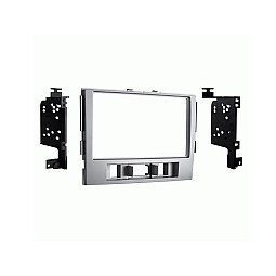 CT23HY52 Hyundai Santa-Fe Silver Double Din Car Stereo Fascia Adaptor CT23HY52 Hyundai Santa-Fe Silver Double Din Car Stereo Fascia Adaptor