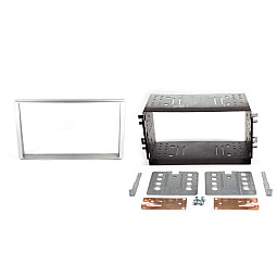 Connects2 CT23KI15 - Kia Sportage 2008-2010 Silver Double Din Fascia Plates