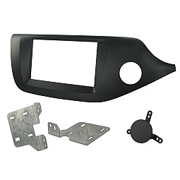 Connects2 CT23KI39 Kia Ceed, Pro-Cee'd  2012-2018 Matt Black Double Din Car Stereo Fascia Fitting Panel Connects2 CT23KI39 Kia Ceed, Pro-Cee'd  2012-2018 Matt Black Double Din Car Stereo Fascia Fitting Panel