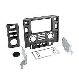 Land Rover Defender (2007-2016) Matt Black Double Din Stereo Fascia Adaptor Land Rover Defender (2007-2016) Matt Black Double Din Stereo Fascia Adaptor