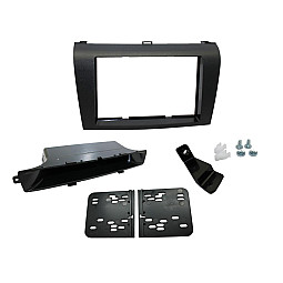 Connects2 CT23MZ05 Mazda 3 2004 - 2009 Black Double Din Stereo Fascia Adaptor Kit