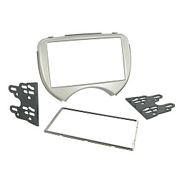 Connects2 CT23NS11 - Nissan March, Micra, Pulse Silver Double Din Fascia Adaptor