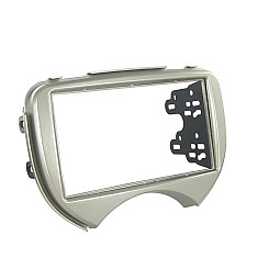 Connects2 CT23RT08 - Renault Scala 2011-2017 Silver Double Din Stereo Fascia Adaptor Connects2 CT23RT08 - Renault Scala 2011-2017 Silver Double Din Stereo Fascia Adaptor