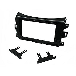 CT23RT12 Renault Alaskan 2014-2019 Black Double Din Stereo Fascia Panel Adaptor CT23RT12 Renault Alaskan 2014-2019 Black Double Din Stereo Fascia Panel Adaptor