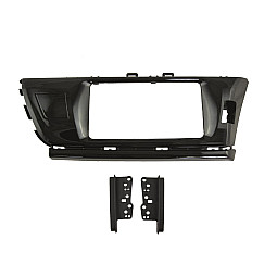 Connects2 CT23TY104 Toyota Corolla, Levin 2013-2018 Double Din Car Stereo Gloss Black Fascia Adaptor