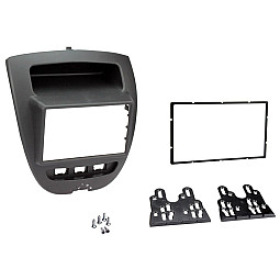 Connects2 CT23TY23 - Toyota Aygo (2005-2014) Black Double Din Stereo Fascia Panel Connects2 CT23TY23 - Toyota Aygo (2005-2014) Black Double Din Stereo Fascia Panel
