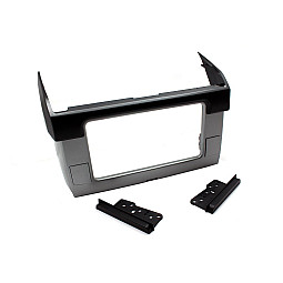 Connects2 CT23TY49 Toyota Prado, Land Cruiser Black/Silver Double Din Stereo Fascia Connects2 CT23TY49 Toyota Prado, Land Cruiser Black/Silver Double Din Stereo Fascia