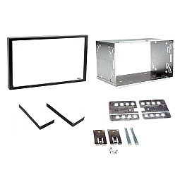 Connects2 CT23UN01 100mm Universal Double Din Keys Brackets Cage Fitting Kit Connects2 CT23UN01 100mm Universal Double Din Keys Brackets Cage Fitting Kit