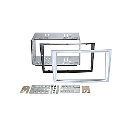 Connects2 CT23VX03 - Vauxhall Antara, Astra, Corsa, Zafira Matt Chrome Double Din Fascia Panel Connects2 CT23VX03 - Vauxhall Antara, Astra, Corsa, Zafira Matt Chrome Double Din Fascia Panel