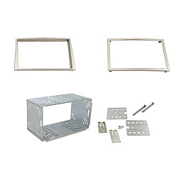 Connects2 CT23VX06 - Vauxhall Corsa, Zafira Double Din Stereo Fascia Adaptor (Satin Stone) Connects2 CT23VX06 - Vauxhall Corsa, Zafira Double Din Stereo Fascia Adaptor (Satin Stone)