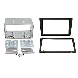 Connects2 CT23VX43 - Vauxhall Corsa Charcoal Double Din Stereo Fascia Adaptor  Connects2 CT23VX43 - Vauxhall Corsa Charcoal Double Din Stereo Fascia Adaptor