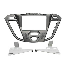 Connects2 CT23FD38 - Ford Transit Custom 2012-2021 Double Din Car Stereo Fascia Panel (Phoenix Silver) Connects2 CT23FD38 - Ford Transit Custom 2012-2021 Double Din Car Stereo Fascia Panel (Phoenix Silver)