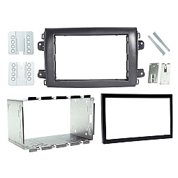 CT23FT45 Fiat Ducato 2021 Onwards Black Double Din Car Stereo Fascia Adaptor