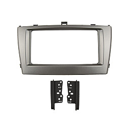CT23TY93 Toyota Avensis 2012 - 2015 Double Din Car Stereo Silver Fascia Adaptor CT23TY93 Toyota Avensis 2012 - 2015 Double Din Car Stereo Silver Fascia Adaptor