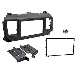 CT23VX61 Vauxhall / Opel Vivaro, Zafira Matt Black Double Din Car Stereo Fascia Adaptor CT23VX61 Vauxhall / Opel Vivaro, Zafira Matt Black Double Din Car Stereo Fascia Adaptor