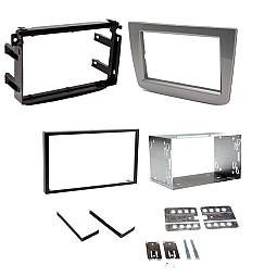 Connects2 CT23AR11 - Alfa Romeo Mito Silver Gloss Double Din Stereo Fascia Adaptor Connects2 CT23AR11 - Alfa Romeo Mito Silver Gloss Double Din Stereo Fascia Adaptor