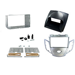 Connects2 CT23FD18 - Ford Fiesta 2008-2017 Double Din Stereo Silver Fascia Adaptor Connects2 CT23FD18 - Ford Fiesta 2008-2017 Double Din Stereo Silver Fascia Adaptor