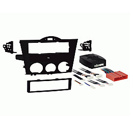 Connects2 CT24MZ11 Mazda RX-8 (2004-2008) Single Din Car CD Stereo Black Fascia Adaptor Connects2 CT24MZ11 Mazda RX-8 (2004-2008) Single Din Car CD Stereo Black Fascia Adaptor