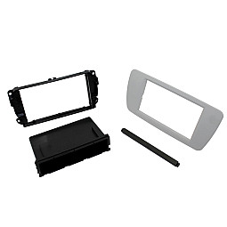 Connects2 CT24ST08 - Seat Ibiza 2008-2014 Car Stereo Fascia Panel Adaptor (Dublin Grey)