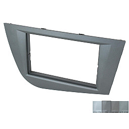 Connects2 CT24ST31 Seat Leon 2005 - 2012 Grey Double Din Fascia Panel Adaptor