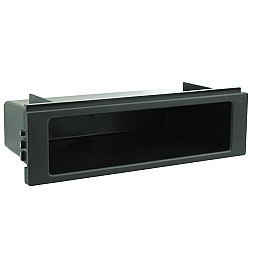 CT24UV10 Universal Fascia Adaptor Panel Plate Single Din Black Pocket 90mm CT24UV10 Universal Fascia Adaptor Panel Plate Single Din Black Pocket 90mm