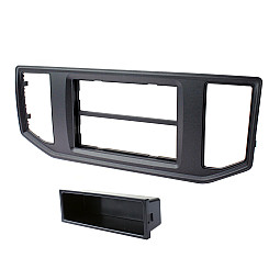 CT24VW22 VW Crafter 2017 Onwards black (matt) Car Single Din Stereo Fascia Adaptor CT24VW22 VW Crafter 2017 Onwards black (matt) Car Single Din Stereo Fascia Adaptor