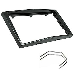 Connects2 CT24VX18 Vauxhall Antara Astra Corsa Double Din Fascia Panel Adaptor (Piano Black) + Keys Connects2 CT24VX18 Vauxhall Antara Astra Corsa Double Din Fascia Panel Adaptor (Piano Black) + Keys