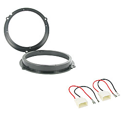 Ford Fiesta MK7 2008-2017 165mm Front Or Rear Door Speaker Adaptor With Leads