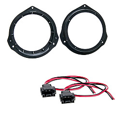 Mercedes C Class W204 2007 - 2015 165mm 16.5cm Speaker Adaptor With Plugs Mercedes C Class W204 2007 - 2015 165mm 16.5cm Speaker Adaptor With Plugs