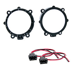 Mercedes Viano, Vito, Sprinter 130mm Front Door Speaker Adaptor With Leads Mercedes Viano, Vito, Sprinter 130mm Front Door Speaker Adaptor With Leads