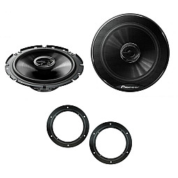Pioneer 17cm 165mm Speaker Upgrade Kit for VW Caddy, Transporter Front Door Pioneer 17cm 165mm Speaker Upgrade Kit for VW Caddy, Transporter Front Door