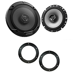 VW Caddy, Transporter Kenwood 17cm 165mm Front Door Car Speaker Upgrade Kit