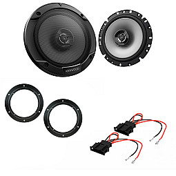 VW Caddy, Caravelle, Golf, Jetta Kenwood 17cm Front Door Speaker Upgrade Kit