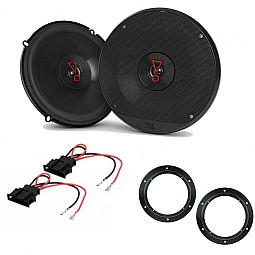 Volkswagen JBL 6.5" Front Door 2 Way Coaxial Speaker Upgrade Kit