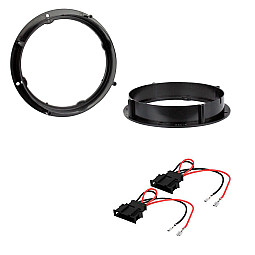 VW Amarok, Beetle, EOS, Golf, Lupo 165mm Speaker Adaptor With Leads VW Amarok, Beetle, EOS, Golf, Lupo 165mm Speaker Adaptor With Leads