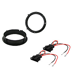 VW T6.1 Front Door Speaker Rings and Wiring