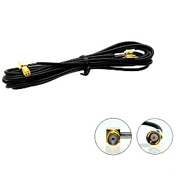 Connects2 CT27AA103 - SMA Male to SMA Female 3 Meter DAB Aerial Adaptor Cable Lead
