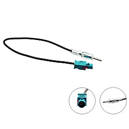 CT27AA17 Audi A3, A4, A5, A6, A8, Q7, R8, TT Fakra to DIN Aerial Antenna Adaptor CT27AA17 Audi A3, A4, A5, A6, A8, Q7, R8, TT Fakra to DIN Aerial Antenna Adaptor