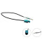 Connects2 CT27AA17 Fakra to DIN Aerial Antenna Adaptor for Mercedes