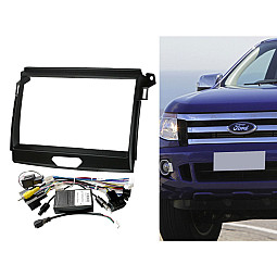 CTK9FD02 Ford Ranger, Everest 2015-2017 9" Car Stereo Fascia, Steering Fitting Kit