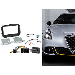 CTKAR08 Alfa Romeo Giulietta (2014-2021) Double Din Car Stereo Fascia, Steering Control Fitting Kit CTKAR08 Alfa Romeo Giulietta (2014-2021) Double Din Car Stereo Fascia, Steering Control Fitting Kit