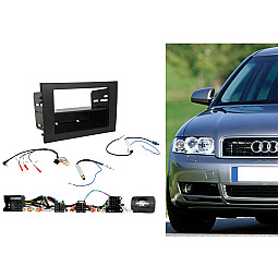 Connects2 CTKAU09 Audi A4 (2001-2008) Single / Double DIN Car Stereo Fascia Fitting Kit Connects2 CTKAU09 Audi A4 (2001-2008) Single / Double DIN Car Stereo Fascia Fitting Kit