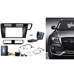Connects2 CTKAU20 Audi Q5 8R (2008-2016) Double Din Car Stereo Fascia Fitting Kit