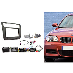Connects2 CTKBM08 BMW 1 Series (2007-2013) Double Din Car Stereo Fascia, Steering Control Fitting Kit  Connects2 CTKBM08 BMW 1 Series (2007-2013) Double Din Car Stereo Fascia, Steering Control Fitting Kit