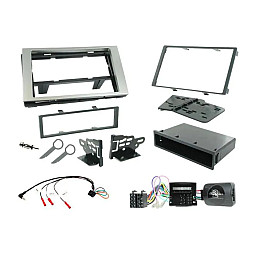 Connects2 CTKFD22 Ford Single / Double Din Car Stereo Silver Fascia / Steering Fitting Kit For Ford Connects2 CTKFD22 Ford Single / Double Din Car Stereo Silver Fascia / Steering Fitting Kit For Ford
