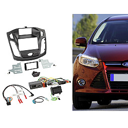CTKFD64 Ford Focus 2015-2018 Double Din Car CD Stereo Fascia Fitting Kit CTKFD64 Ford Focus 2015-2018 Double Din Car CD Stereo Fascia Fitting Kit