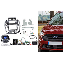 CTKFD78 Ford Transit Connect Nebula Anthracite Gloss Double Din Car CD Stereo Fascia Fitting Kit CTKFD78 Ford Transit Connect Nebula Anthracite Gloss Double Din Car CD Stereo Fascia Fitting Kit