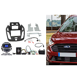 CTKFD85 Ford Transit Connect Matt Black Double Din Car CD Stereo Fascia Fitting Kit CTKFD85 Ford Transit Connect Matt Black Double Din Car CD Stereo Fascia Fitting Kit