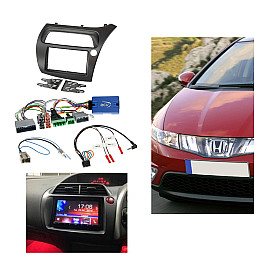 Connects2 CTKHD01 Honda Civic 2006 - 2011 Double Din Stereo Installation Fitting Kit Connects2 CTKHD01 Honda Civic 2006 - 2011 Double Din Stereo Installation Fitting Kit